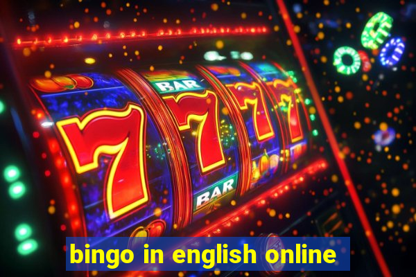 bingo in english online