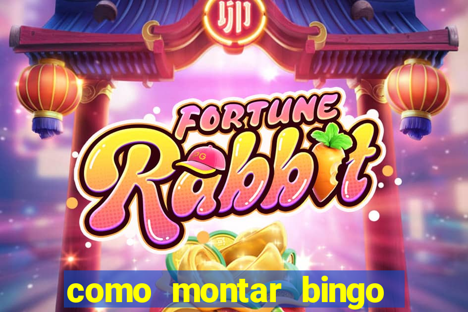 como montar bingo brinquedos toia