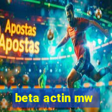 beta actin mw