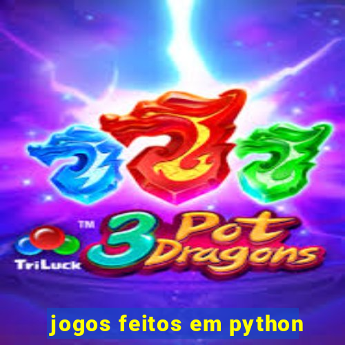 jogos feitos em python