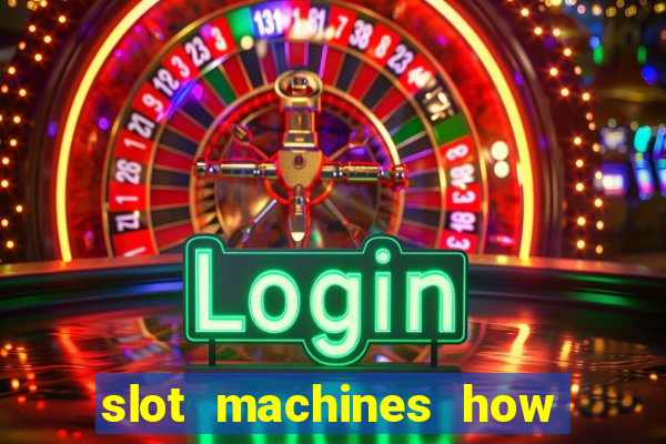 slot machines how to play