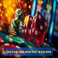 instagram marlon wayans