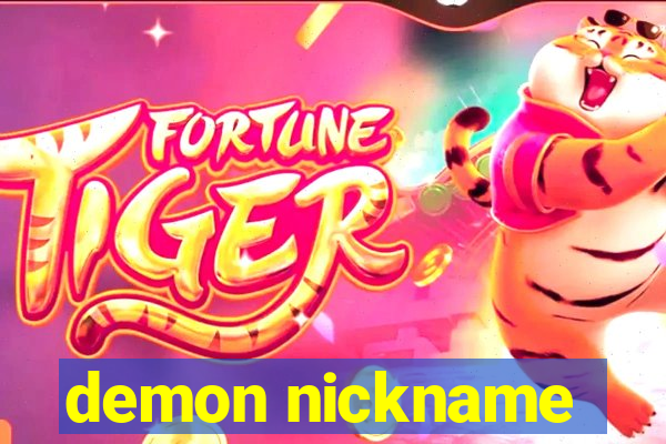 demon nickname