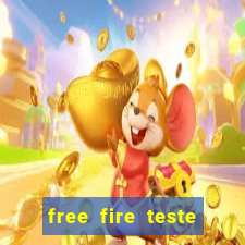 free fire teste gr谩tis jogar