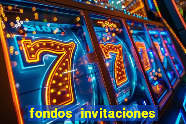 fondos invitaciones de bingo para editar