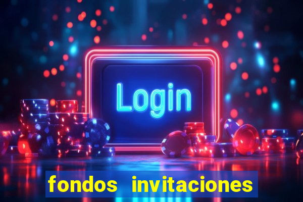 fondos invitaciones de bingo para editar