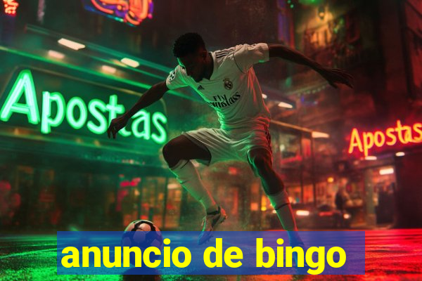 anuncio de bingo