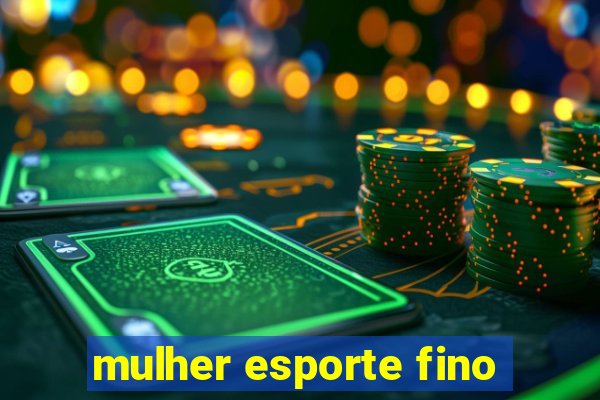 mulher esporte fino