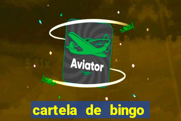 cartela de bingo do alfabeto para imprimir