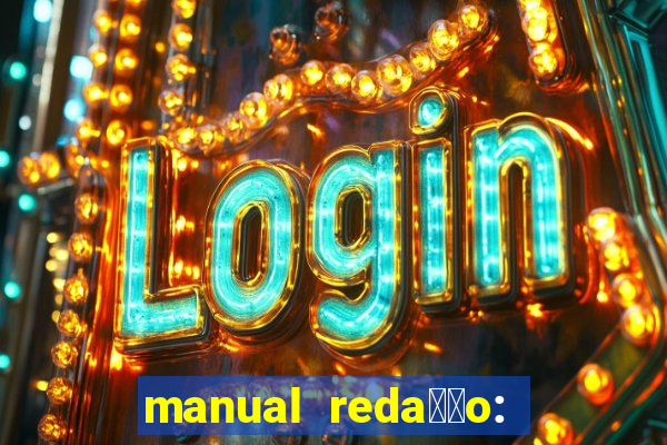 manual reda莽茫o: folha pdf