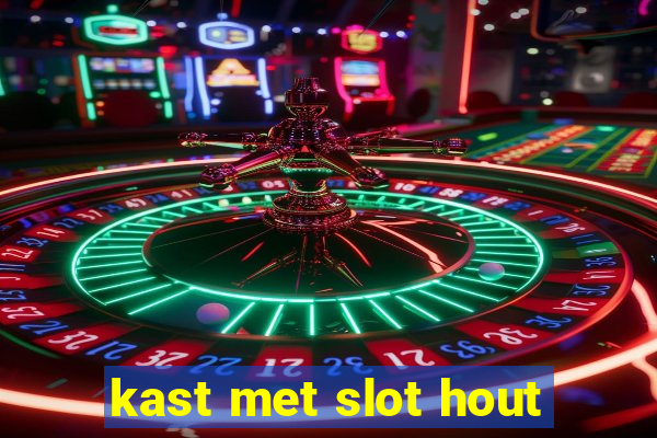 kast met slot hout