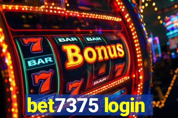 bet7375 login