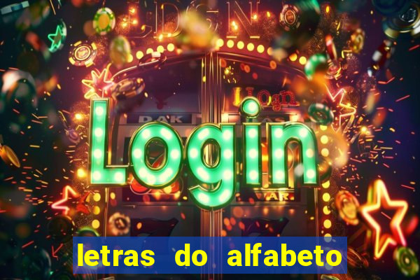 letras do alfabeto personalizadas para imprimir