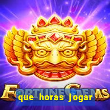 que horas jogar fortune tiger