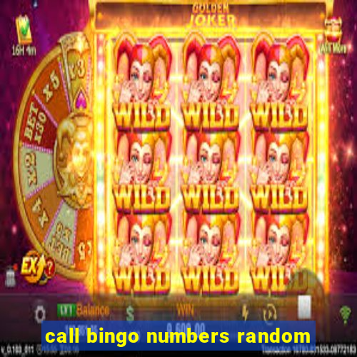 call bingo numbers random