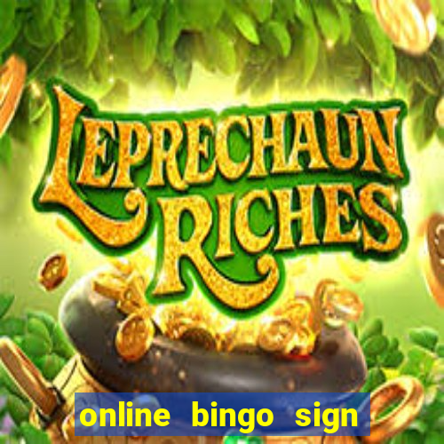 online bingo sign up bonus