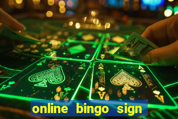 online bingo sign up bonus