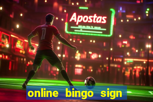 online bingo sign up bonus