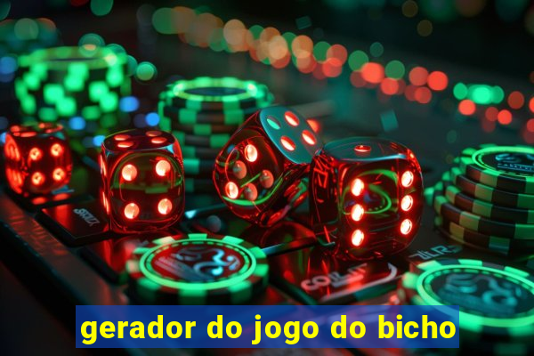 gerador do jogo do bicho