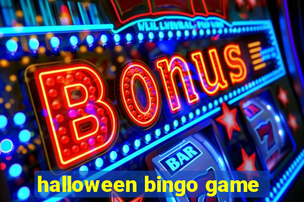 halloween bingo game