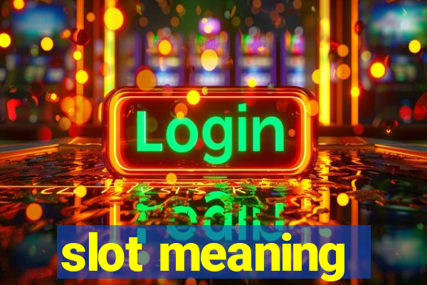 slot meaning