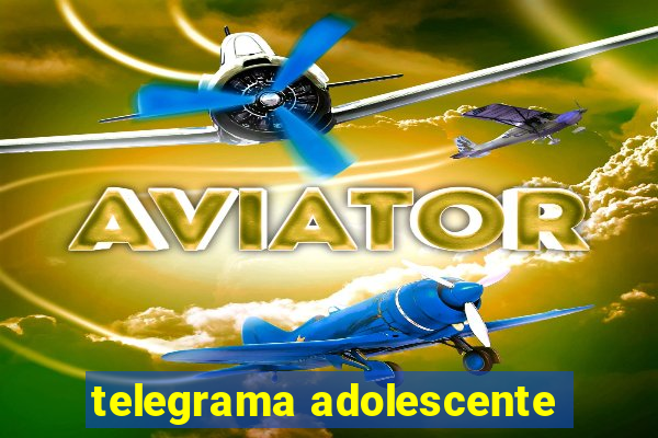 telegrama adolescente