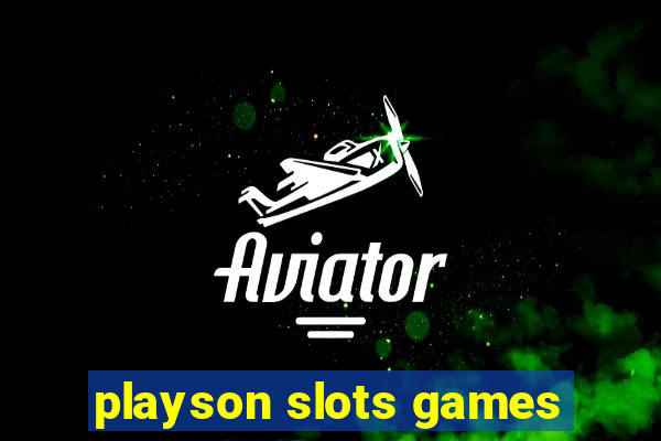 playson slots games