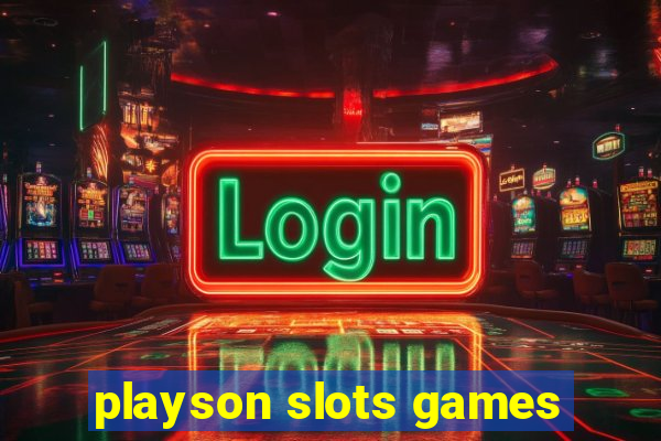 playson slots games