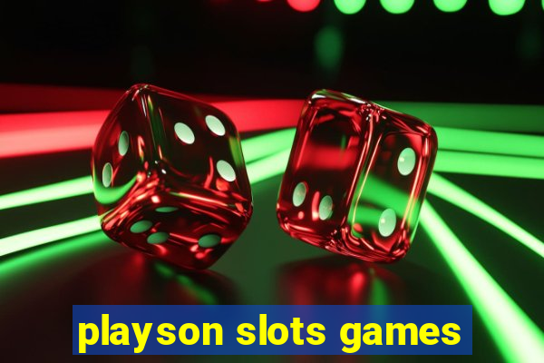 playson slots games