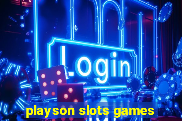 playson slots games