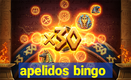 apelidos bingo