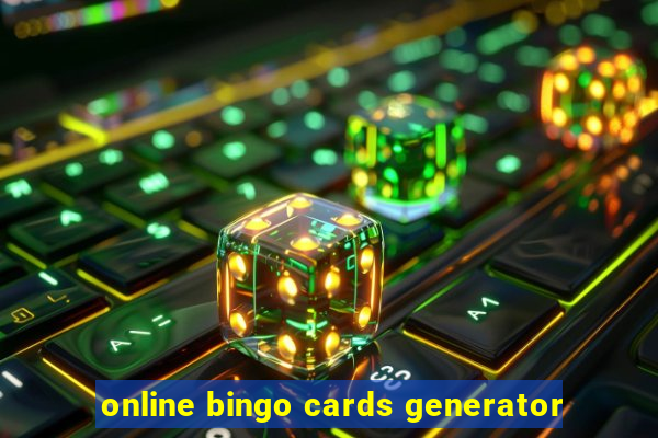 online bingo cards generator