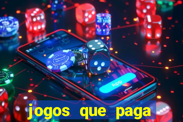 jogos que paga dinheiro de verdade no pix