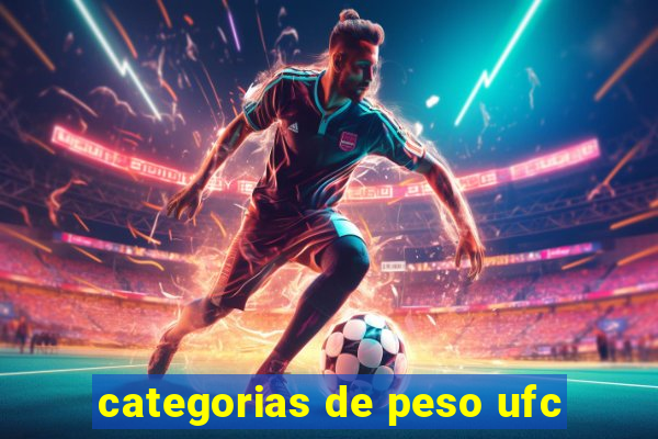 categorias de peso ufc