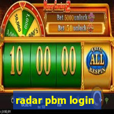 radar pbm login