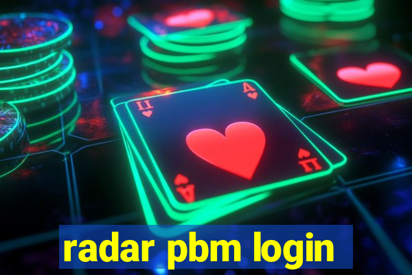 radar pbm login