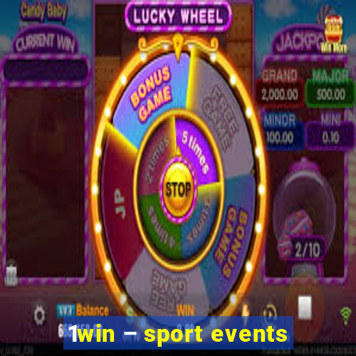 1win – sport events