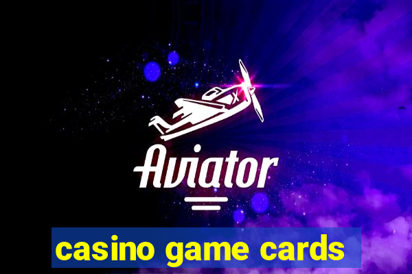 casino game cards