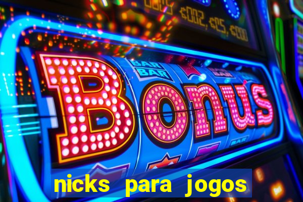 nicks para jogos de tiro