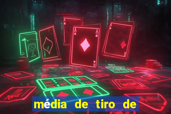 média de tiro de meta por jogo