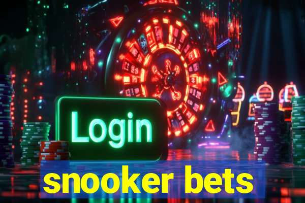 snooker bets