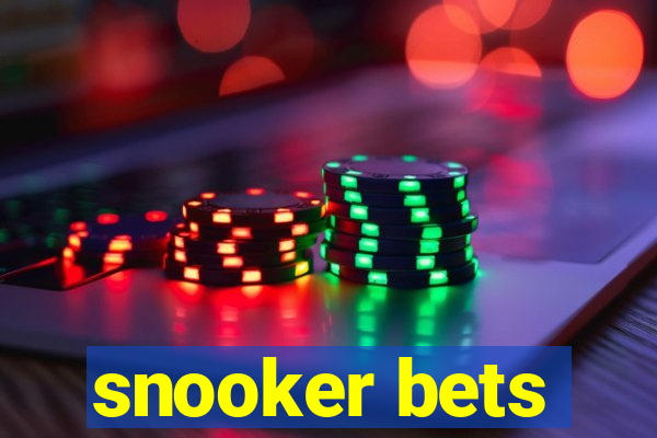 snooker bets