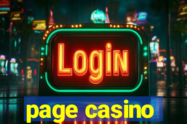 page casino