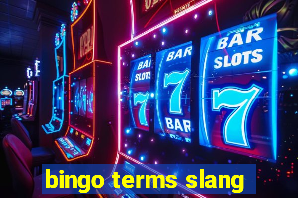 bingo terms slang