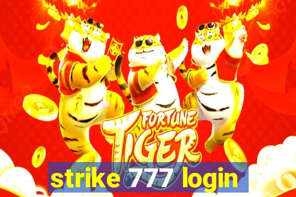 strike 777 login