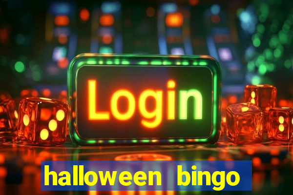 halloween bingo games for kids