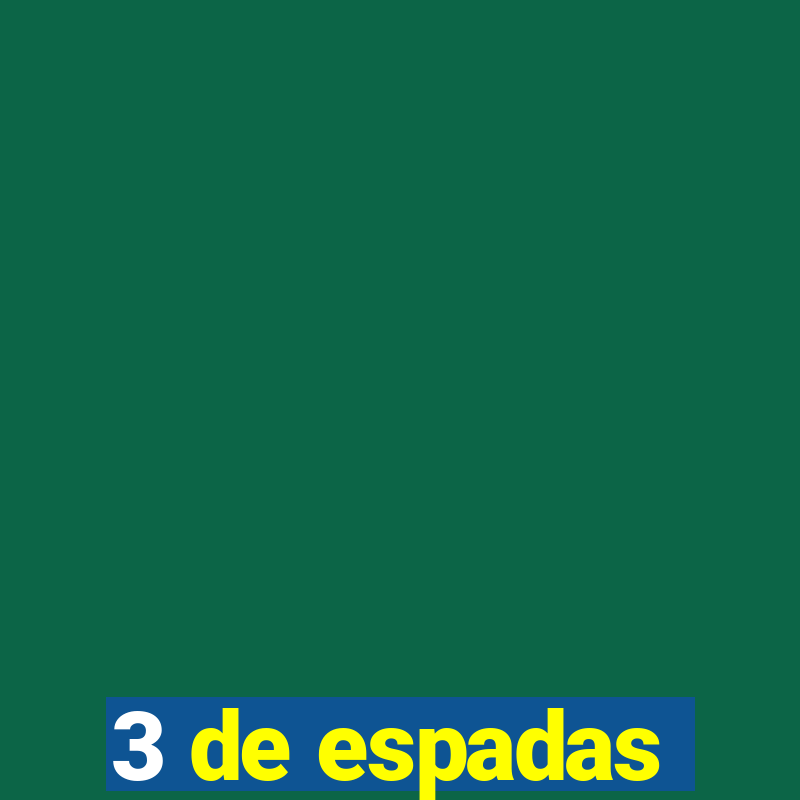 3 de espadas