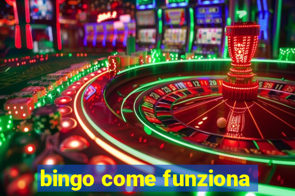 bingo come funziona