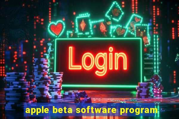 apple beta software program