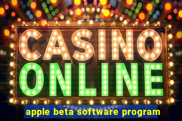 apple beta software program